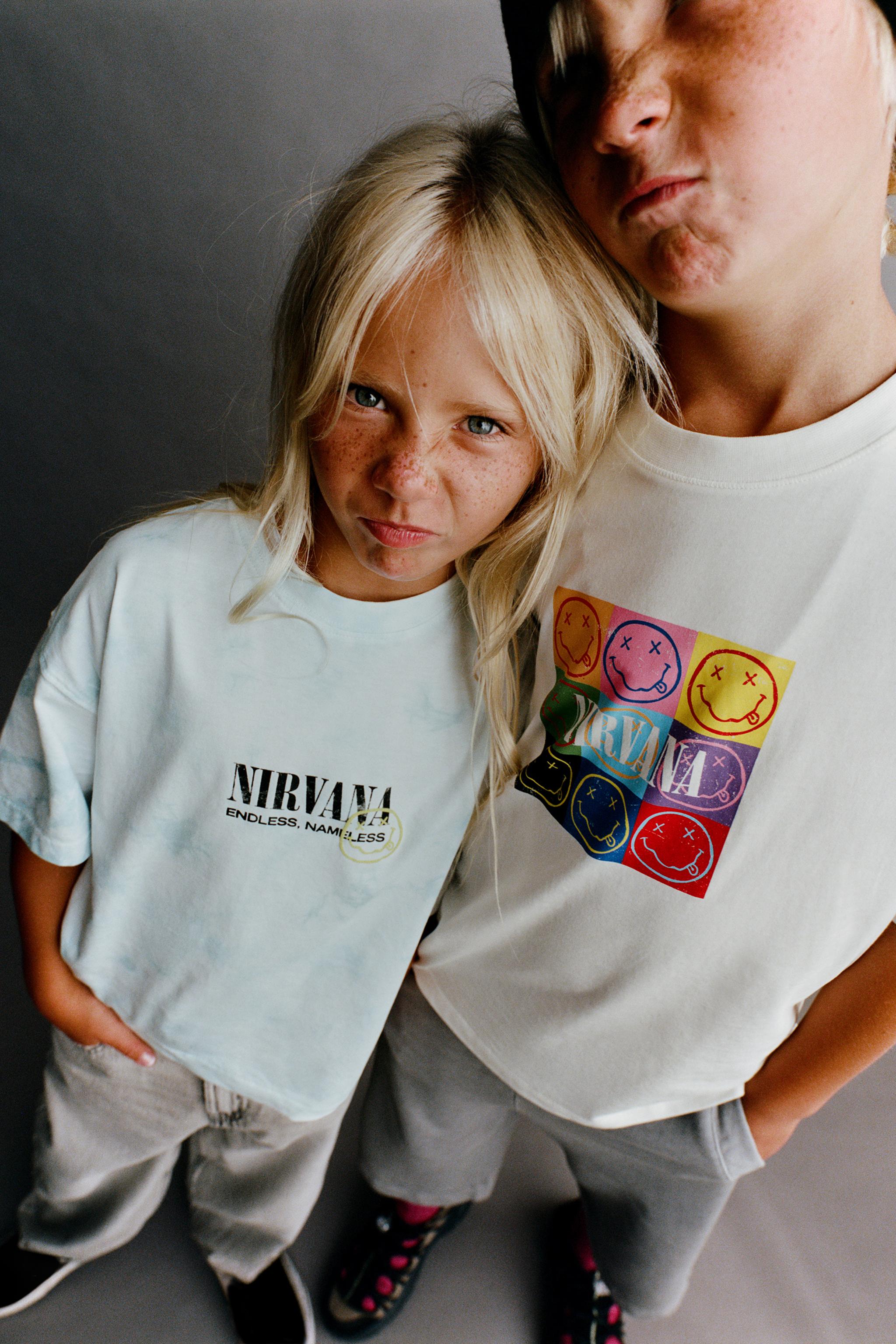 T-SHIRT IMPRIMÉ NIRVANA ®